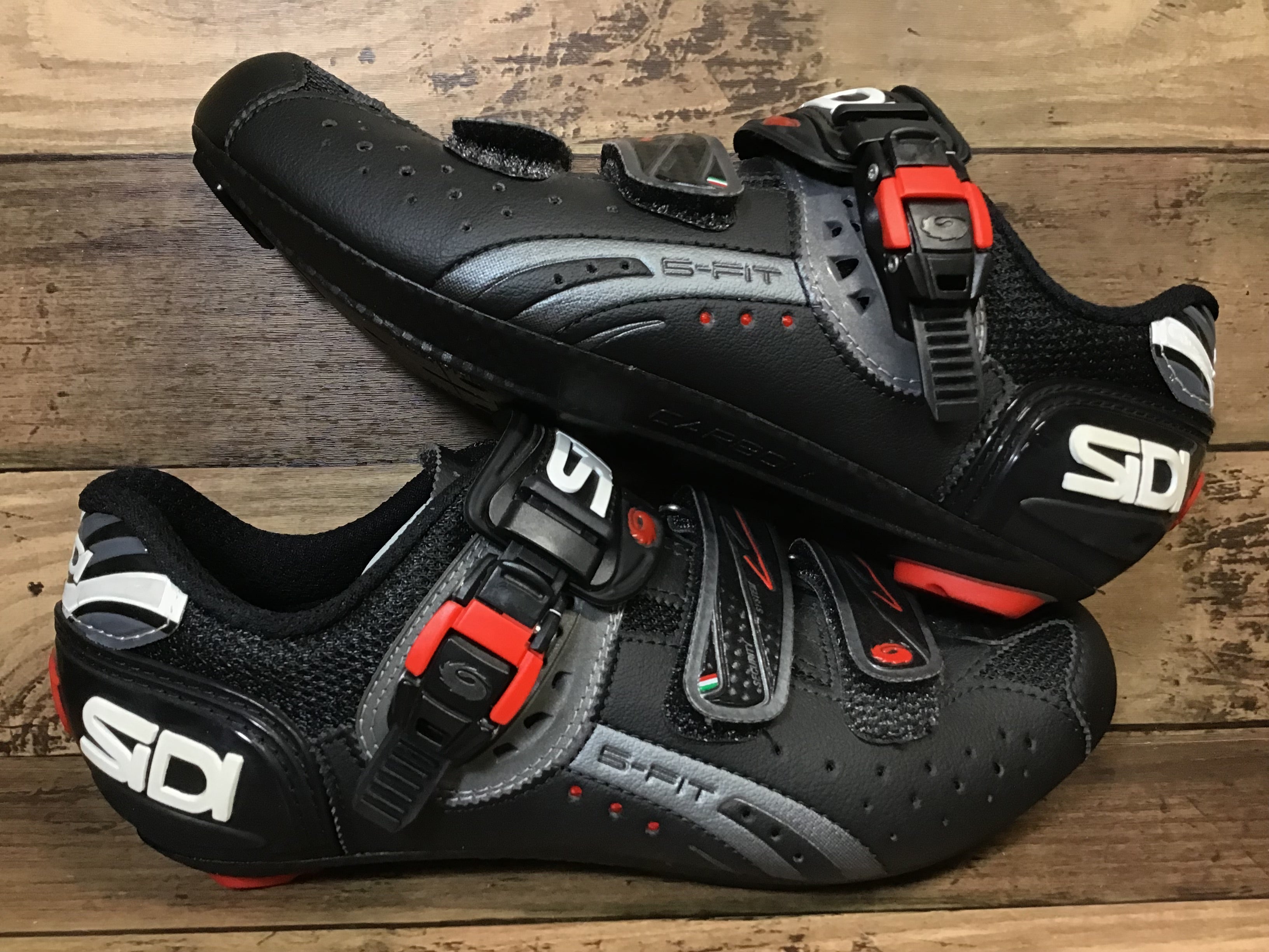 HN769 シディ SIDI GENIUS 5FIT CARBON MEGA ビンディングシューズ 黒