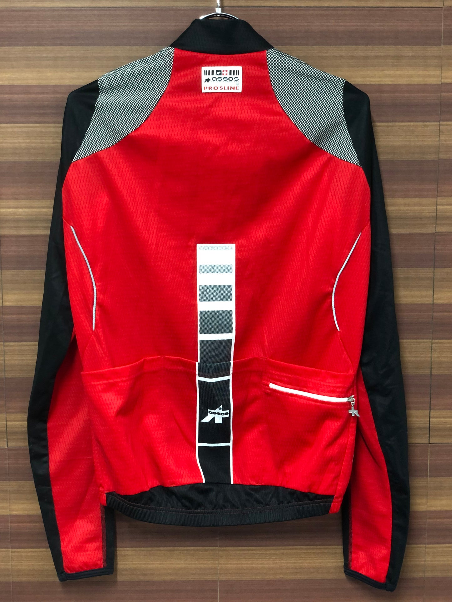GV451 アソス ASSOS 長袖サイクルジャージ S 赤