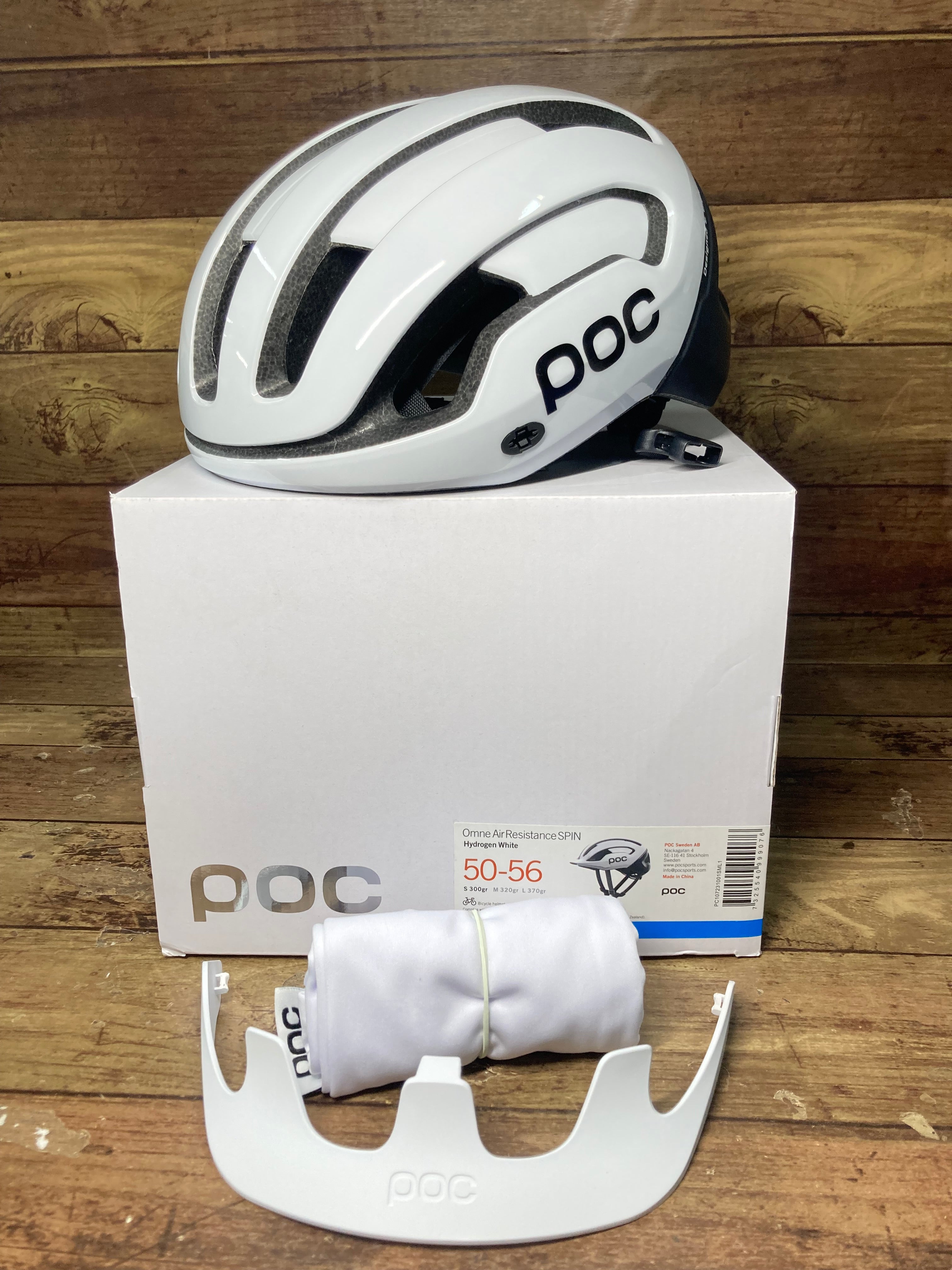 新品 POC Omne Air Resistance SPIN ヘルメット M ホワイト / ポック 