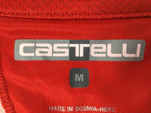 画像をギャラリービューアに読み込む, GG094 カステリ CASTELLI 半袖サイクルジャージ M 白赤
