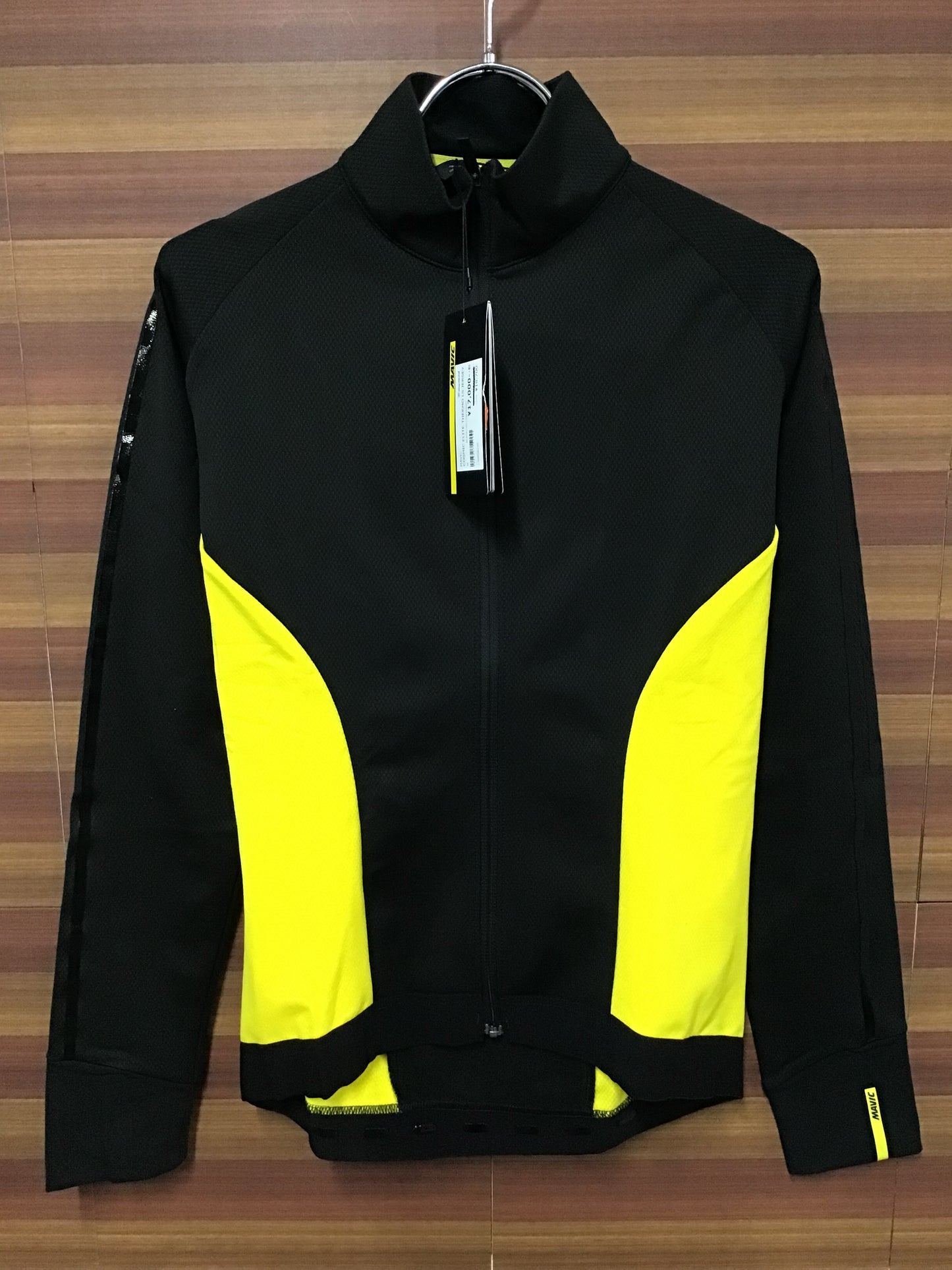 HO315 マビック MAVIC COSMIC ELITE THERMO LS JERSEY 長袖サイクルジャージ 黒 M 裏起毛