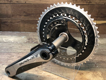 画像をギャラリービューアに読み込む, GQ316 シマノ SHIMANO デュラエース DURA-ACE FC-9000 クランクセット パイオニア両側計測パワメ 170ｍｍ 52-36T ※通信確認済、傷
