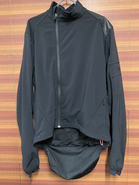 HP531 ラファ RAPHA CLASSIC SOFTSHELL JACKET サイクルジャケット Mサイズ 黒 ※襟に毛玉